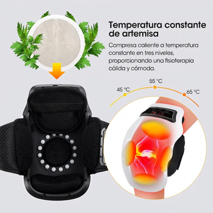 Masajeador de rodilla con terapia de calor