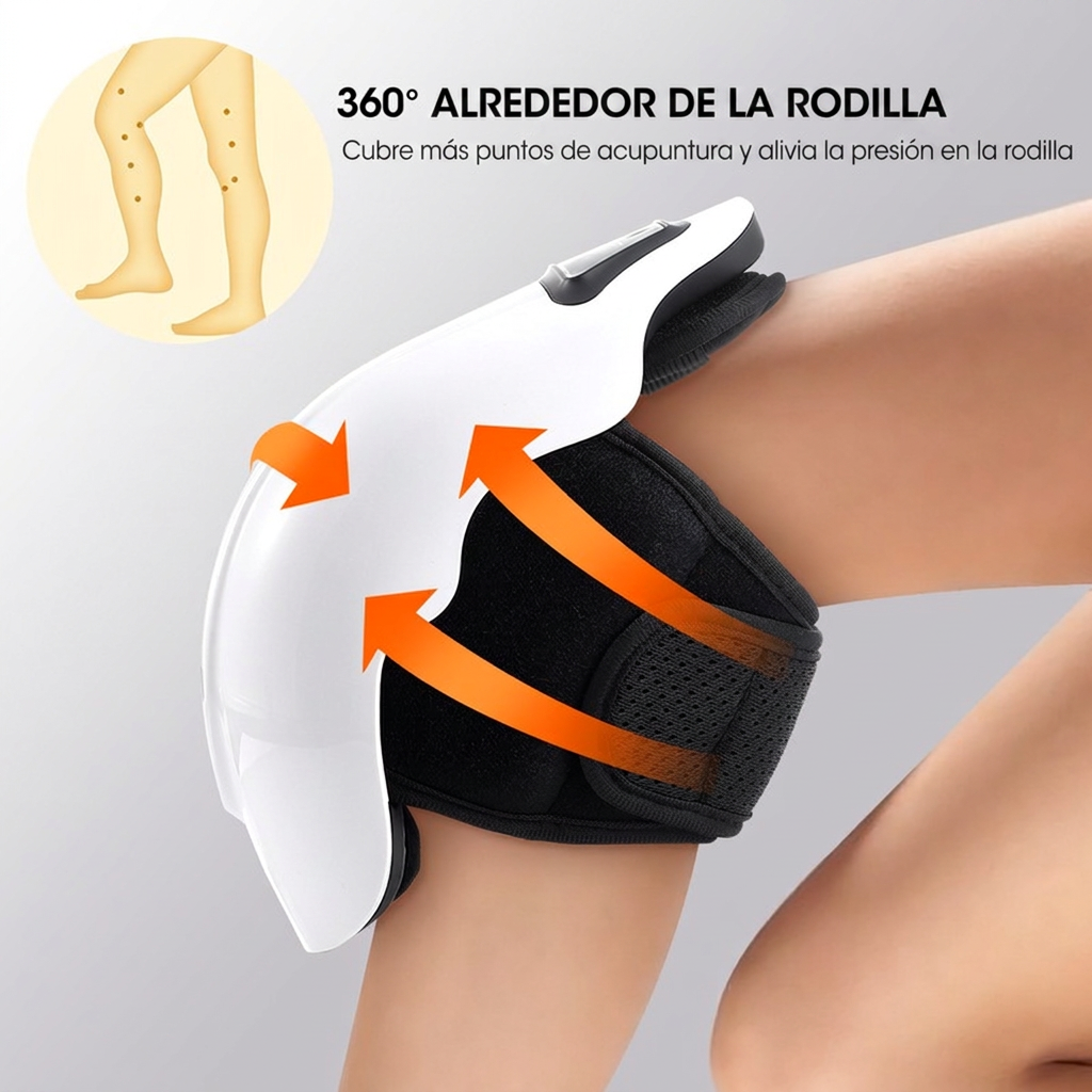 Masajeador de rodilla con terapia de calor