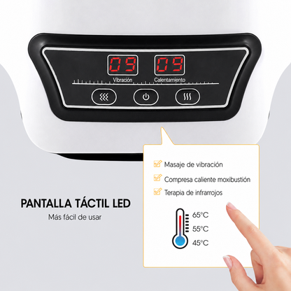 Masajeador de rodilla con terapia de calor